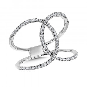 diamond wrap fashion ring